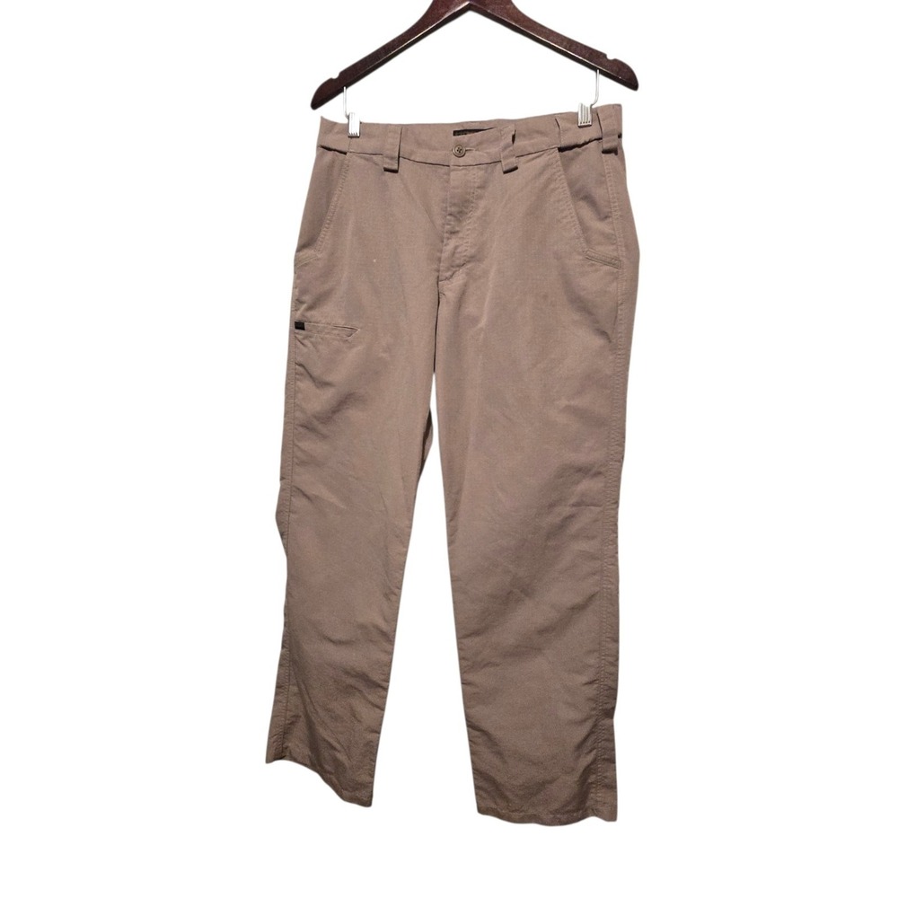 5.11 Tactical Fast-Tac Urban Pants Mens 32x31 Khaki Utility Ripstop Straight Fit